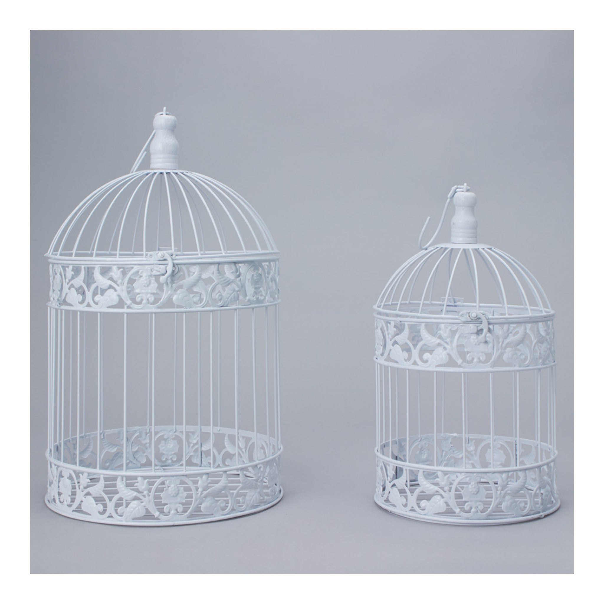 Metal Bird Cage 2pcs Set